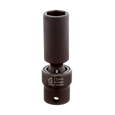 Sunex 315umd 3/8-calowy napęd 15 mm głębokie uniwersalne gniazdo udarowe Sunex 315umd 3/8-calowy napęd 15 mm głębokie uniwersalne gniazdo udarowe
