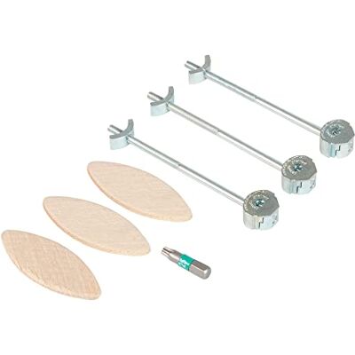 Trend Zestaw Łączników do Blatów Laminowanych ZIPBOLT, Grubość 12-15mm, Stal Ocynkowana, W zestawie Końcówka Torx T25 i Ciasteczka Nr 20, ZIP/20/100/3 Trend Zestaw Łączników do Blatów Laminowanych ZIPBOLT, Grubość 12-15mm, Stal Ocynkowana, W zestawie Końcówka Torx T25 i Ciasteczka Nr 20, ZIP/20/100/3