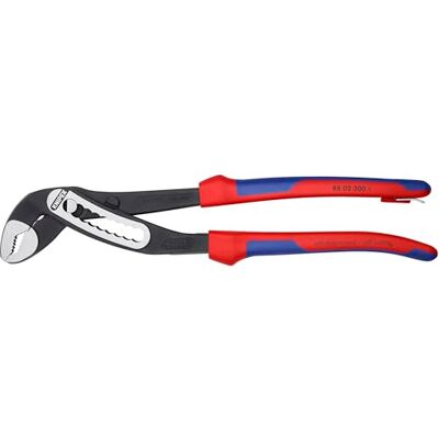 KNIPEX Tools – Alligator Water Pump Pliers, Multi-Component, Tethered Attachment (8802300TBKA) KNIPEX Tools – Alligator Water Pump Pliers, Multi-Component, Tethered Attachment (8802300TBKA)
