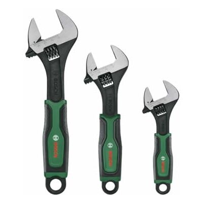 Bosch 3-częściowy zestaw kluczy regulowanych (Akcesoria Narzędzi Ręcznych) Bosch 3-częściowy zestaw kluczy regulowanych (Akcesoria Narzędzi Ręcznych)