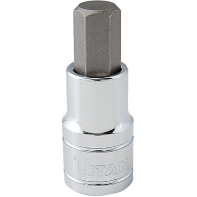 Titan 15612 1/2-calowy napęd x gniazdo bitowe 12 mm Titan 15612 1/2-calowy napęd x gniazdo bitowe 12 mm