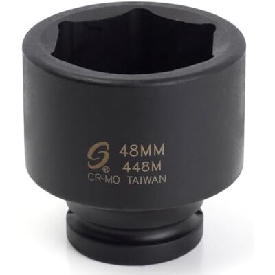 Sunex 448M Napęd 3/10.2 cm Standardowe 6-punktowe metryczne gniazdo udarowe 48 mm Sunex 448M Napęd 3/10.2 cm Standardowe 6-punktowe metryczne gniazdo udarowe 48 mm