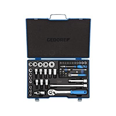 GEDORE 19 V 20 U-10 zestaw kluczy nasadowych skrzynka z grzechotką 50 szt. 4-30 mm 1/4 + 1/2 cala GEDORE 19 V 20 U-10 zestaw kluczy nasadowych skrzynka z grzechotką 50 szt. 4-30 mm 1/4 + 1/2 cala