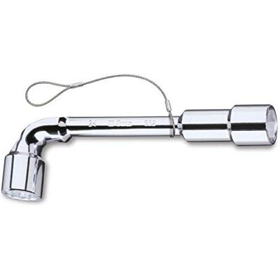 Beta H-SAFE podwójny klucz fajkowy, sześciokątny, chromowany, błyszczący, 18 x 18 mm Beta H-SAFE podwójny klucz fajkowy, sześciokątny, chromowany, błyszczący, 18 x 18 mm