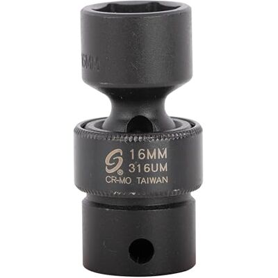 Sunex 316um 3/8-calowy napęd 16 mm uniwersalne gniazdo udarowe Sunex 316um 3/8-calowy napęd 16 mm uniwersalne gniazdo udarowe