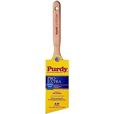 Purdy 144152725 Pro-Extra Glide Nylon/Poliester/Chinex Szczotka Kątowa Szarfa, Wielokolorowa, 2-1/5.1 cm Purdy 144152725 Pro-Extra Glide Nylon/Poliester/Chinex Szczotka Kątowa Szarfa, Wielokolorowa, 2-1/5.1 cm