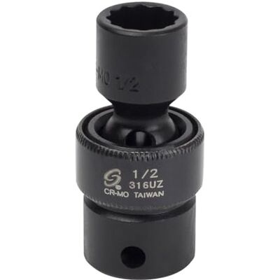 Sunex 316uz 3/8-calowy napęd 1/2" 12-punktowe uniwersalne gniazdo udarowe Sunex 316uz 3/8-calowy napęd 1/2" 12-punktowe uniwersalne gniazdo udarowe