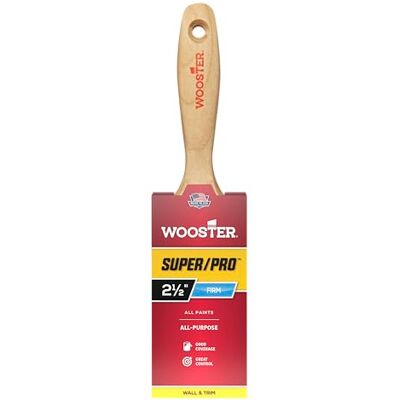 Wooster Brush Wooster 912-0J41040024 pędzel J4104-2-1/2 Super/Pro Ermine, 5,5 cm, złoty Wooster Brush Wooster 912-0J41040024 pędzel J4104-2-1/2 Super/Pro Ermine, 5,5 cm, złoty