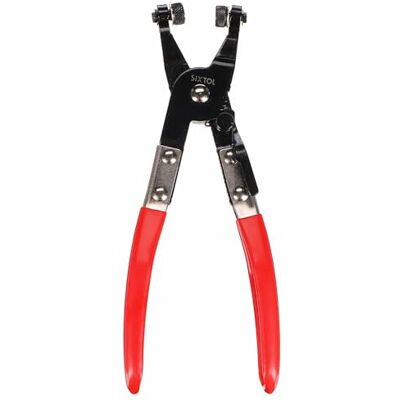 SIXTOL MECHANIC HOSE CLAMP 8 Szczypce do opasek samozaciskowych Obrotowe szczęki 55 mm Stalowe SIXTOL MECHANIC HOSE CLAMP 8 Szczypce do opasek samozaciskowych Obrotowe szczęki 55 mm Stalowe