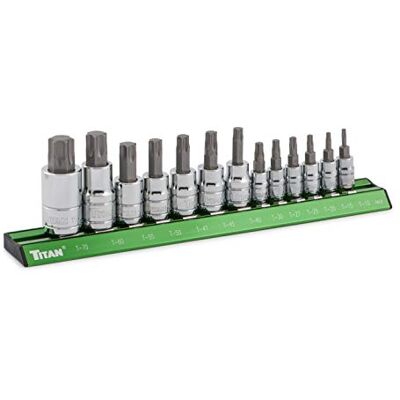 Titan Tools 16122 Zestaw nasadek bitowych Star 13-częściowy Titan Tools 16122 Zestaw nasadek bitowych Star 13-częściowy