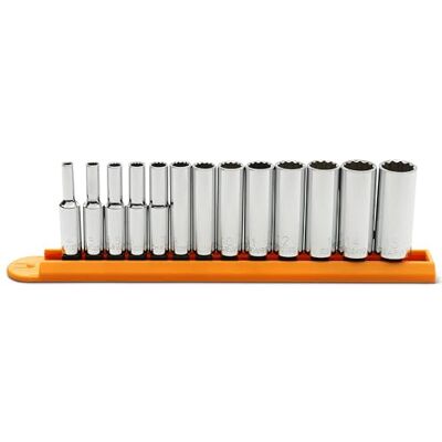 GEARWRENCH , Zestaw 12 standardowych kluczy nasadowych SAE GEARWRENCH , Zestaw 12 standardowych kluczy nasadowych SAE