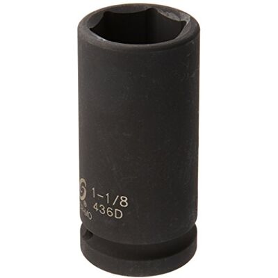 Sunex 436D 3/4" napęd głęboki, 6-punktowe gniazdo udarowe 1-1/8 Sunex 436D 3/4" napęd głęboki, 6-punktowe gniazdo udarowe 1-1/8