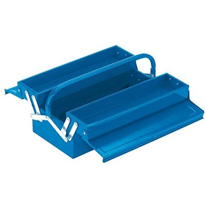 Draper 86673 430 x 170 x 210 mm 2-tacowa skrzynka narzędziowa wspornikowa, niebieska Draper 86673 430 x 170 x 210 mm 2-tacowa skrzynka narzędziowa wspornikowa, niebieska
