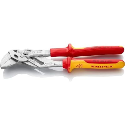 KNIPEX Szczypce-klucz szczypce i klucz w jednym narzędziu w opakowaniu z zawieszką chromowany z wielokomponentowymi osłonkami, 86 06 250 SB KNIPEX Szczypce-klucz szczypce i klucz w jednym narzędziu w opakowaniu z zawieszką chromowany z wielokomponentowymi osłonkami, 86 06 250 SB