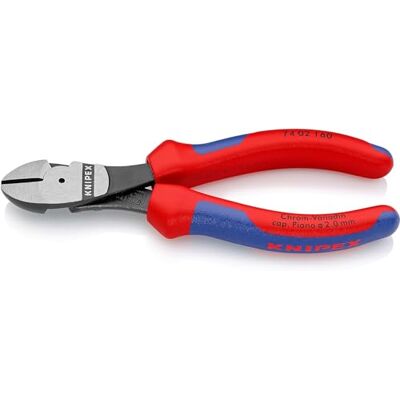 KNIPEX Szczypce tnące boczne z osłonkami wielokomponentowymi 160 mm, 74 02 160 KNIPEX Szczypce tnące boczne z osłonkami wielokomponentowymi 160 mm, 74 02 160