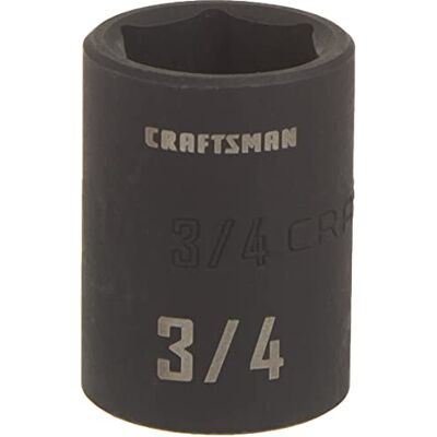 Craftsman Shallow Impact Socket, SAE, napęd 1/2", 3/4 cala (CMMT15854) Craftsman Shallow Impact Socket, SAE, napęd 1/2", 3/4 cala (CMMT15854)