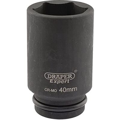 Draper Expert 5071 40 mm 3/4 cala kwadratowy napęd Hi-Torq 6-punktowe głębokie gniazdo udarowe Draper Expert 5071 40 mm 3/4 cala kwadratowy napęd Hi-Torq 6-punktowe głębokie gniazdo udarowe