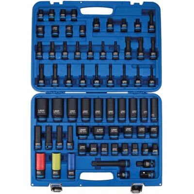 Laser 8987 Zestaw nasadek udarowych 1/5.1 cm D 67 szt Laser 8987 Zestaw nasadek udarowych 1/5.1 cm D 67 szt