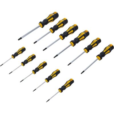BGS Do it yourself BGS Diy 7845 Zestaw wkrętaków profil T (do Torx) z otworem T6 T40 11 szt. BGS Do it yourself BGS Diy 7845 Zestaw wkrętaków profil T (do Torx) z otworem T6 T40 11 szt.