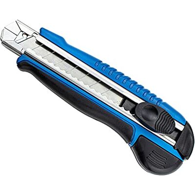 MichaelPro MP010017 Snap-Off nóż uniwersalny, Heavy Duty Premium z samoładującymi się ostrzami, jest dostarczany z wbudowanym wkładem ostrza MichaelPro MP010017 Snap-Off nóż uniwersalny, Heavy Duty Premium z samoładującymi się ostrzami, jest dostarczany z wbudowanym wkładem ostrza