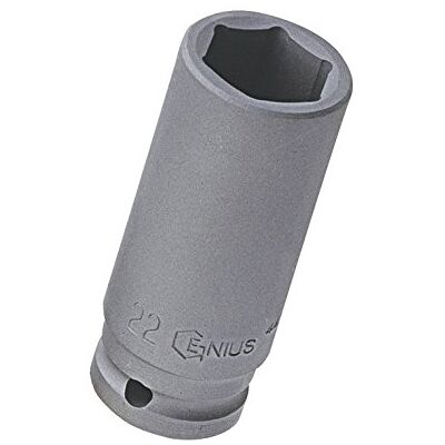 Genius 447840 1/2" Dr. 40 mm gniazdo udarowe głębokie Genius 447840 1/2" Dr. 40 mm gniazdo udarowe głębokie