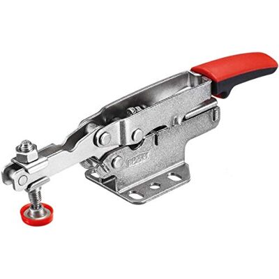 BESSEY STC-HH20 Horizontal Auto-Adjust Toggle Nickel Plated Clamp, Silver BESSEY STC-HH20 Horizontal Auto-Adjust Toggle Nickel Plated Clamp, Silver