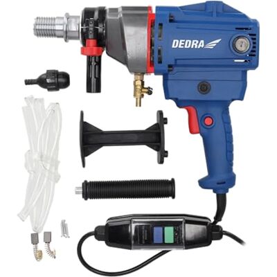 Dedra Wiertnica do betonu śr.max 130mm 1700 W, DED7615, prędkość obrotowa do 1990 RPM, bezudarowe wiercenie w różnych materiałach budowlanych, wyłącznik PRCD, Miękki rozruch, Rękojeść pomocnicza Dedra Wiertnica do betonu śr.max 130mm 1700 W, DED7615, prędkość obrotowa do 1990 RPM, bezudarowe wiercenie w różnych materiałach budowlanych, wyłącznik PRCD, Miękki rozruch, Rękojeść pomocnicza