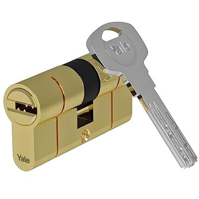 Yale 2100 Seria Cylinder europejski - Podwójny/nagły - 30/45 - Polerowana mosiężna - 1 Opakowanie Yale 2100 Seria Cylinder europejski - Podwójny/nagły - 30/45 - Polerowana mosiężna - 1 Opakowanie
