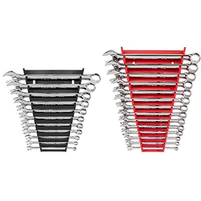 TEKTON WCB91303 zestaw kluczy płasko-oczkowych ze stelażem, 25-częściowy (1/4-3/4", 6-19 mm) TEKTON WCB91303 zestaw kluczy płasko-oczkowych ze stelażem, 25-częściowy (1/4-3/4", 6-19 mm)