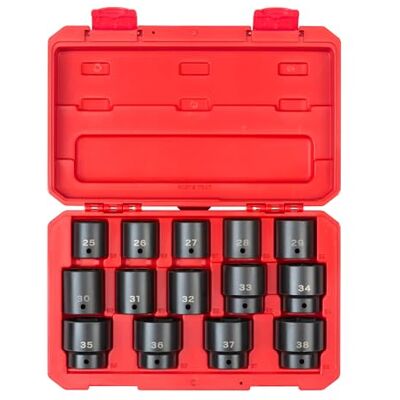 TEKTON SID92325 6-punktowy zestaw nasadek udarowych, 14-częściowy (25-38 mm) TEKTON SID92325 6-punktowy zestaw nasadek udarowych, 14-częściowy (25-38 mm)
