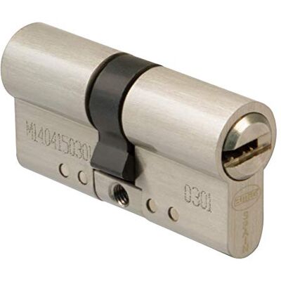 Amig Cylinder bezpieczeństwa Blokada drzwi Podwójny cylinder sprzęgła Długa krzywka Zawiera 3 klucze Srebro matowe Pomiary: 80 (40-40 mm) Amig Cylinder bezpieczeństwa Blokada drzwi Podwójny cylinder sprzęgła Długa krzywka Zawiera 3 klucze Srebro matowe Pomiary: 80 (40-40 mm)