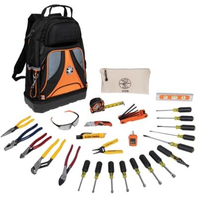 KLEIN TOOLS Zestaw narzędzi ręcznych dla elektryków – 28 sztuk, szczypce, śrubokręty, wkrętaki do nakrętek, klucze, więcej 80028 KLEIN TOOLS Zestaw narzędzi ręcznych dla elektryków – 28 sztuk, szczypce, śrubokręty, wkrętaki do nakrętek, klucze, więcej 80028