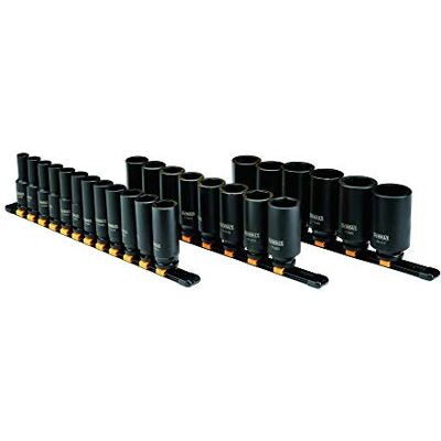 DeWalt Zestaw nasadek głębokich udarowych, 26-częściowy, metryczny napęd 1/5.1 cm (DWMT19242) DeWalt Zestaw nasadek głębokich udarowych, 26-częściowy, metryczny napęd 1/5.1 cm (DWMT19242)
