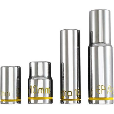 AP Astro Pneumatic Tool Company Astro Pneumatic Tool 410 410-UV świecące 10 mm gniazda 1/4" i 3/8" napęd 4-częściowy AP Astro Pneumatic Tool Company Astro Pneumatic Tool 410 410-UV świecące 10 mm gniazda 1/4" i 3/8" napęd 4-częściowy