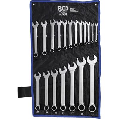 BGS 30500 Zestaw kluczy płasko-oczkowych 8 32 mm 19 szt. BGS 30500 Zestaw kluczy płasko-oczkowych 8 32 mm 19 szt.