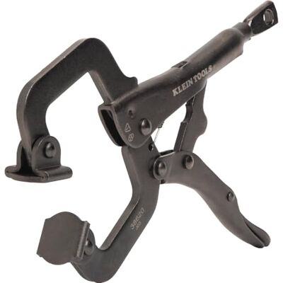 KLEIN TOOLS 38620 Szczypce blokujące z zaciskiem typu C i obrotowymi szczękami zaciskowymi, intuicyjne pokrętło, regulowany zacisk, do domu, sklepu, obróbki drewna, 15 cm KLEIN TOOLS 38620 Szczypce blokujące z zaciskiem typu C i obrotowymi szczękami zaciskowymi, intuicyjne pokrętło, regulowany zacisk, do domu, sklepu, obróbki drewna, 15 cm