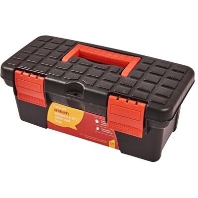 Amtech Am-Tech 25 cm mała plastikowa skrzynka narzędziowa ze zdejmowaną tacą Amtech Am-Tech 25 cm mała plastikowa skrzynka narzędziowa ze zdejmowaną tacą