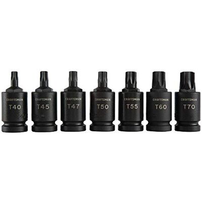 Craftsman CMMT50839 Zestaw nasadek udarowych 7 szt. 1/2 cala Craftsman CMMT50839 Zestaw nasadek udarowych 7 szt. 1/2 cala