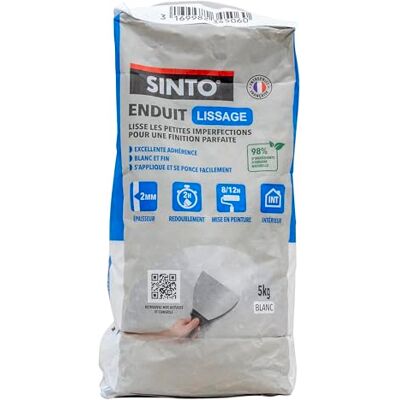 Sinto Powlekany proszek, biały, 5 kg Sinto Powlekany proszek, biały, 5 kg