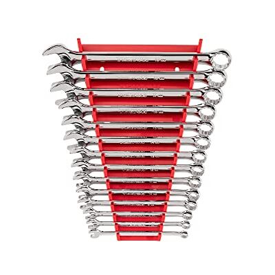 TEKTON WCB91203 zestaw kluczy płasko-oczkowych ze stelażem, 14-częściowy (6-19 mm) TEKTON WCB91203 zestaw kluczy płasko-oczkowych ze stelażem, 14-częściowy (6-19 mm)