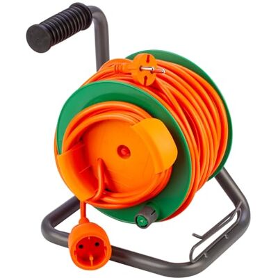 POLYPOOL Avvolgicavo elettrico Poly Pool PP2702 1P Garden Arancio e Verde POLYPOOL Avvolgicavo elettrico Poly Pool PP2702 1P Garden Arancio e Verde