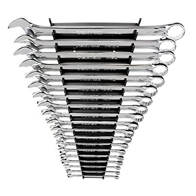 TEKTON Zestaw kluczy płasko-oczkowych, 19-częściowy (1/4-1-1/4") stojak WCB91102 TEKTON Zestaw kluczy płasko-oczkowych, 19-częściowy (1/4-1-1/4") stojak WCB91102