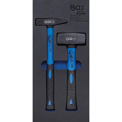 BGS 4046 Wkładka do szuflady 1/3: zestaw młotków dwuobuchowych i ślusarskich 2 szt. BGS 4046 Wkładka do szuflady 1/3: zestaw młotków dwuobuchowych i ślusarskich 2 szt.