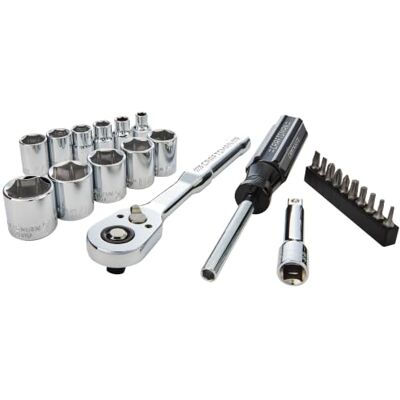Craftsman 24 szt. 3/20.3 cm Drive (SAE) Zestaw narzędzi mechanicznych (CMMT12112) Craftsman 24 szt. 3/20.3 cm Drive (SAE) Zestaw narzędzi mechanicznych (CMMT12112)