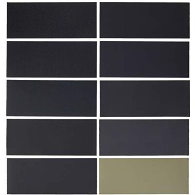 Dura-Gold Premium na mokro lub na sucho zestaw różnorodnych arkuszy 3-2/7.6 cm x 23 cm 5 szt. (150, 220, 320, 400, 600, 800, 1000, 1500, 2000, 3000) obróbka drewna samochodowego pudełko 50 Dura-Gold Premium na mokro lub na sucho zestaw różnorodnych arkuszy 3-2/7.6 cm x 23 cm 5 szt. (150, 220, 320, 400, 600, 800, 1000, 1500, 2000, 3000) obróbka drewna samochodowego pudełko 50