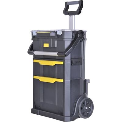 Zestaw mobilny 2 w 1 Stanley z Top Edge - Wózek na narzędzia Zestaw mobilny 2 w 1 Stanley z Top Edge - Wózek na narzędzia