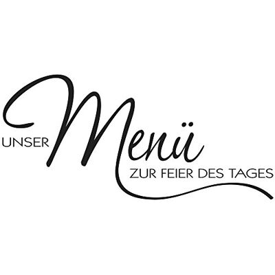 Rayher 28878000 - Drewniany stempel na menu 4x8cm Rayher 28878000 - Drewniany stempel na menu 4x8cm