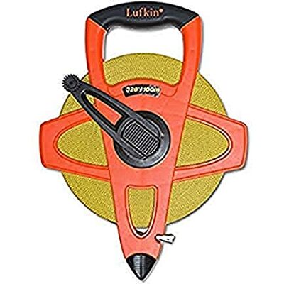 Lufkin FE200D 1,27 cm x 200' Engineer's Hi-Viz® pomarańczowa taśma miernicza z włókna szklanego, 1 Lufkin FE200D 1,27 cm x 200' Engineer's Hi-Viz® pomarańczowa taśma miernicza z włókna szklanego, 1
