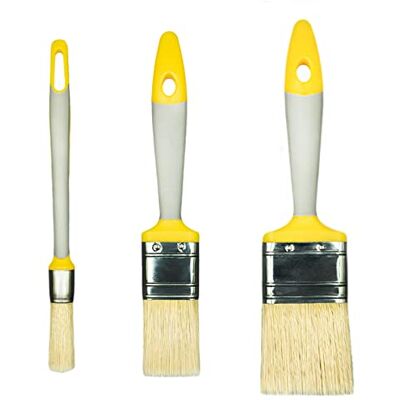 HARDY WORKING TOOLS Hardy 3-częściowy zestaw pędzli 18 mm 35 mm 50 mm seria 21 do prac malarskich, precyzyjne pokrycie, włosie syntetyczne, 2-komponentowy, profilowany uchwyt antypoślizgowy HARDY WORKING TOOLS Hardy 3-częściowy zestaw pędzli 18 mm 35 mm 50 mm seria 21 do prac malarskich, precyzyjne pokrycie, włosie syntetyczne, 2-komponentowy, profilowany uchwyt antypoślizgowy