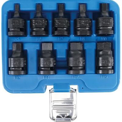 BGS 5485 Zestaw nasadek udarowych do bitów 12,5 mm (1/2") gniazdo sześciokątne 5 19 mm 9 szt. BGS 5485 Zestaw nasadek udarowych do bitów 12,5 mm (1/2") gniazdo sześciokątne 5 19 mm 9 szt.